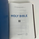 NIV, Reference Bible, Deluxe Single-Column, Leathersoft, Brown, Comfort Print