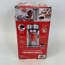 Hamilton Beach Scoop Single Serve Coffee Maker, Fast Brewing, Stainless Steel (49981A)