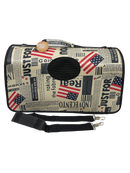 Bonita Pet 2324608 24 x 15.74 x 15.74 in. Pet Carrier-Flag