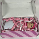 Aori Lifelike Reborn Baby Doll 18 inch Real Looking Newborn Baby Girl in Pink Bassinet Handmade Soft Vinly and Weighted Body with 9-Piece Gift Set for Girls 3+