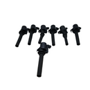 Motorcraft Spark Plugs SP493 AGSF32PM Platinum and MAS Ignition Coils compatible with Ford Mazda Tribute Mercury 3.0 V6 DG513 DG500 FD502(pack of 6)  1081