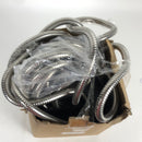 Metal Garden Hose 100ft with Super Tough and Soft Water Hose, Household Stainless Steel Hose, Durable Metal Garden Hose with Adjustable Nozzle, No Kinks and Tangles, Easy to Store with Storage Strap