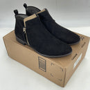 Dr. Scholl's Shoes womens Rate Zip Ankle Boot, Black, 9 US