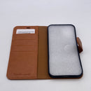 TUCCH Wallet Case for iPhone 12 Pro Max 5G, Magnetic PU Leather Stand Flip Folio Phone Cover with TPU Protective Inner Shell, RFID Blocking Card Slots Compatible with iPhone 12 Pro Max, Light Brown
