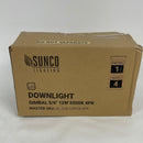 Sunco Lighting LED Can Lights Eyeball Retrofit Gimbal 5/6 Inch Recessed Lights Dimmable, 12W=60W, 5000K Daylight, 800 LM, Directional Angled Trim Adjustable Ceiling Downlight, UL Energy Star 4 Pack