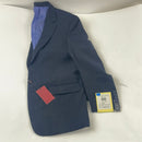 Raphael Men's Regular Classic Fit Dark Blue 2 Button Mens Suit
