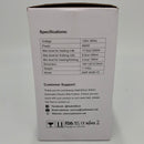 HadinEEon Milk Frother, Stainless Steel 16.9oz/3.4oz Electric Milk Steamer, Hot and Cold Foam Maker and Milk Warmer for Latte, Cappuccinos, Macchiato, Hot Chocolate Milk, 650W, 120V, White