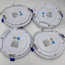 Ensenior 4 Pack 6 Inch Ultra-Thin LED Recessed Ceiling Light with Junction Box, 5000K Daylight, 12W 110W Eqv, Dimmable Can-Killer Downlight, 1050LM High Brightness - ETL and Energy Star Certified