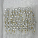 Worldwide Lighting Empire Collection 2 Light Gold Finish and Clear Crystal Wall Sconce 12'' W x 6'' H Medium(SK18)