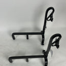 Minuteman International Maple Leaf Wrought Iron Fireplace andirons, Black