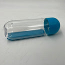 Water Bottle With Built-In Daily Pill Box Organizer, Blue