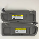 WEILEITE Left Driver Side and Right Passenger Side Sun Visor Compatible with Honda Civic 2006-2011 Replaces 83230-SNA-A01ZA/83280-SNA-A01ZA (Pair,Atlas Gray)