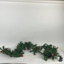 Joiedomi 9Ft Artificial Christmas Garland Prelit with 100 LED Lights, 27 Pine Cones, 27 Red Berries for Home & Office Christmas Decorations (Battery Powered, Batteries not Included)