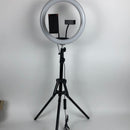 13" Selfie Ring Light with 2 Tripod Stand and 2 Phone Holder, 1 Tablet / iPad Holder, 1 Small Ringlight for iPhone. RGB Led Circle Light for Vlogging, Live Stream, Makeup, YouTube Video, TikTok