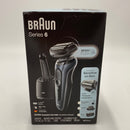 Braun Electric Razor for Men, Series 6 6075cc SensoFlex Electric Foil Shaver with Beard Trimmer, Rechargeable, Wet & Dry Foil Shaver with 4in1 SmartCare Center and Travel Case