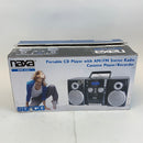 Naxa Portable CD/Cassette/AM/FM System Black