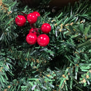 Joiedomi 9Ft Artificial Christmas Garland Prelit with 100 LED Lights, 27 Pine Cones, 27 Red Berries for Home & Office Christmas Decorations (Battery Powered, Batteries not Included)