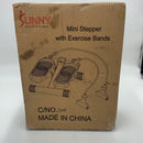 Sunny Health & Fitness Mini Stepper with Resistance Bands