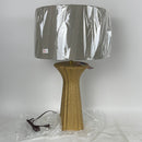 Fangio Lighting W-8602TXTGLD 29'' Ceramic Table Lamp with Ripple Design, Textured Gold