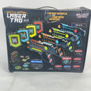 Rechargeable Laser Tag 360° Sensors + Innovative LCDs, HeroSync, 4 Set - Gifts for Teens and Adults Boys & Girls Outdoor Games - Cool Group Activity Family Fun - Gift for Kids Ages 8-12 +  1076
