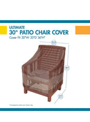 Duck Covers Ultimate Waterproof Patio Lounge Chair Cover, All Weather Protection, Durable Outdoor Lawn Patio Furniture Covers, 32W x 37D x 36H inch, Patio Chair Covers for Outdoor Furniture