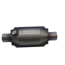 AUTOSAVER88 Universal Catalytic Converter, 2.5" Inlet/Outlet Catalytic Converter with O2 Port and Heat Shield, Stainless Steel Shell (EPA Compliant)