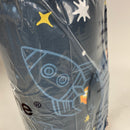 SLEEP ZONE Kids Bedding Comforter Set Full/Queen Size - 7 Pieces Super Cute & Soft Bedding Sets & Collections Including Comforter, Sheet, Pillowcase & Sham - Fade Resistant Easy Care (Space Rocket)