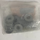 Antsky 4 x 4"(Actual 3.5 x 3.5inch) Post Stainless Steel Flange Anchor Base with Screws for Deck Railing Black Finish (8 Pack)