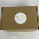 UniDes 10 Pack Brass Kitchen Cabinet Hardware Round Knob,Gold Drawer Dreeser Pull,1.2 inch Diameter,Unique Style for Modern Home Dcor - Black