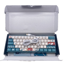 XVX MK61 60% Mechanical Keyboard Wireless, Ultra-Compact 2.4G Rechargeable Gaming Keyboard, RGB Backlit Ergonomic Keyboard for Windows Mac PC Gamers(Coral Sea Theme, Gateron Red Switch)