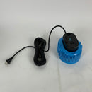 EDOU Submersible Swimming Pool Cover Pump - Ideal for Draining Water Above Ground and In-Ground Pools - 850 GPH Max Flow, 75W Max Power - Includes 16 Feet Drainage Hose and 3 Adapters (Black and Blue)