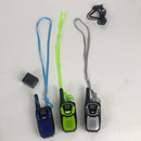 Walkie Talkies 3 Pack Rechargeable, Easy to Use Long Range Walky Talky Handheld Two Way Radio with NOAA for Hiking Camping (1Blue & 1Green & 1Silver with Relugar Micro-USB Charger/Batteries)