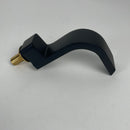 AUXO 3 Holes 2 Handles Widespread Bathroom Sink/Waterfall Faucet Solid Brass Lavatory Mixer Taps in Matte Black