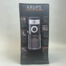 KRUPS Precision Grinder Flat Burr Coffee for Drip/Espresso/PourOver/ColdBrew, 12 Cup, Black