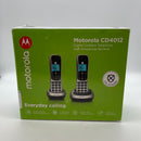 Motorola Cordless Answering System Base and 2 Handsets Black-Silver