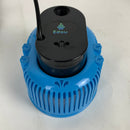 EDOU Submersible Swimming Pool Cover Pump - Ideal for Draining Water Above Ground and In-Ground Pools - 850 GPH Max Flow, 75W Max Power - Includes 16 Feet Drainage Hose and 3 Adapters (Black and Blue)