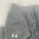 Under Armour Boys' Hustle Fleece Pants , Carbon Heather (090)/White , Youth X-Large