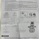 42" Lighted Pop-Up Snowman White/Black/Red-Multi Color Lights