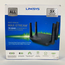 Linksys RE9000: AC3000 Tri-Band Wi-Fi Extender, Wireless Range Booster for Home, 4 Gigabit Ethernet Ports, Works with Any Wi-Fi Router (Black)
