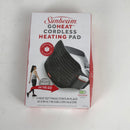 GoHeat Cordless Sunbeam Heating Pad with Standard Charger, Slate Gray