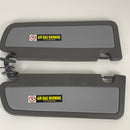 WEILEITE Left Driver Side and Right Passenger Side Sun Visor Compatible with Honda Civic 2006-2011 Replaces 83230-SNA-A01ZA/83280-SNA-A01ZA (Pair,Atlas Gray)