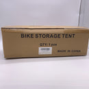 HuaKastro Outdoor Bike Cover Storage Shed for 2 Bikes Silver Coated Waterproof Oxford Bike Tent Foldable Bike Shelter for Camping, Portable Backyard Tool Lawn Mower Storage Cabinet 6.5x5.3 ft