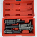 STKUSA Stark 3-Pieces 1/18'' to 3-1/2'' Tail Exhaust Pipe Expander Exhaust Muffler Spreader Tail Pipe Muffler Exhaust Spreader Kit with Storage Case, Red (26006)