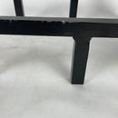 Minuteman International Maple Leaf Wrought Iron Fireplace andirons, Black