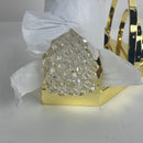 Worldwide Lighting Empire Collection 2 Light Gold Finish and Clear Crystal Wall Sconce 12'' W x 6'' H Medium(SK18)