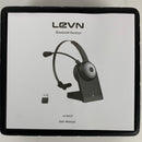 LEVN Bluetooth 5.0 Headset, Wireless Headset with Microphone (AI Noise Cancelling), 35Hrs Bluetooth Headphones with USB Dongle for PC, Suitable for Remote Work/Call Center/Zoom/Online Class/Trucker