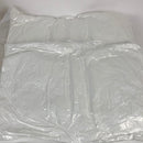 Set of 2 White Goose Feather Bed Pillows - Soft 600 Thread Count 100%Cotton, Medium Firm,Soft Support Surround Fill Polyester Queen Size,White Solid (Queen Size:2 Pillows)