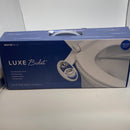 LUXE Bidet Neo 185 (Elite) Non-Electric Bidet Toilet Attachment w/ Self-cleaning Dual Nozzle and Easy Water Pressure Adjustment for Sanitary and Feminine Wash (Blue and White) 13.5 x 7 x 3 inches
