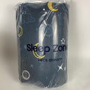 SLEEP ZONE Kids Bedding Comforter Set Full/Queen Size - 7 Pieces Super Cute & Soft Bedding Sets & Collections Including Comforter, Sheet, Pillowcase & Sham - Fade Resistant Easy Care (Space Rocket)