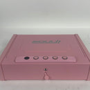 Biometric Gun Safe for 4 Pistols Safe DOJ Certified with 3 Quick Access Fingerprint Handgun Safe,Digital Keypad Pink Bedside Firearm Safety Car Safe Hardened Steel Lock Box